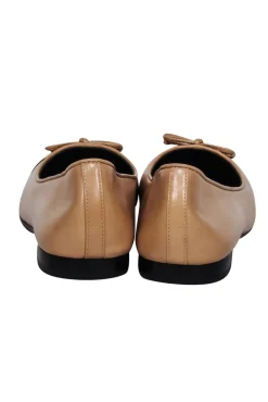 Tory Burch - Nude & Black Leather Ballet Flats Sz 8.5