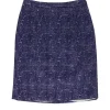 Tory Burch - Purple & White Pencil Skirt Sz 4