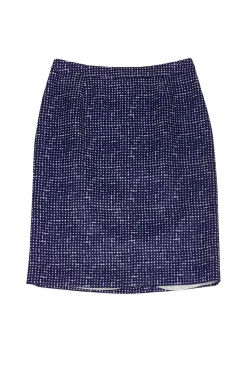 Tory Burch - Purple & White Pencil Skirt Sz 4