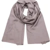 Tory Burch - Taupe Mosaic Logo Jacquard Scarf