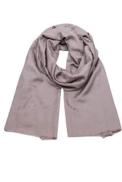 Tory Burch - Taupe Mosaic Logo Jacquard Scarf