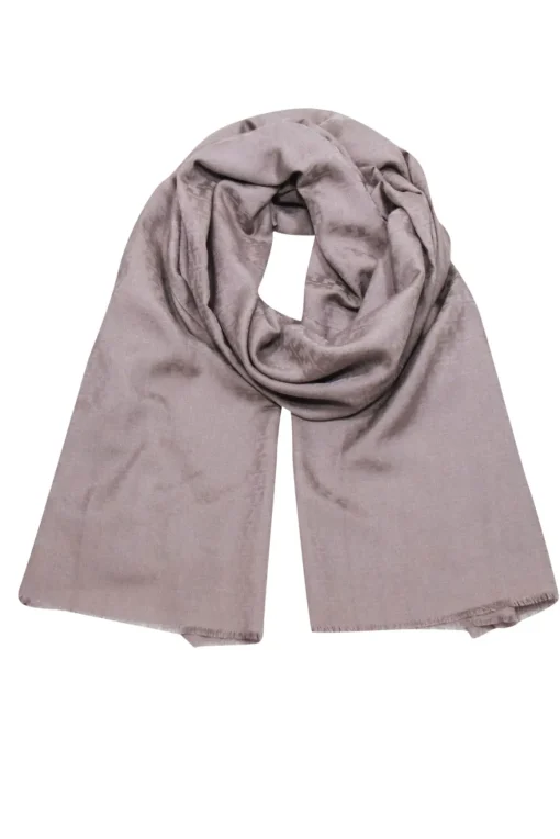 Tory Burch - Taupe Mosaic Logo Jacquard Scarf