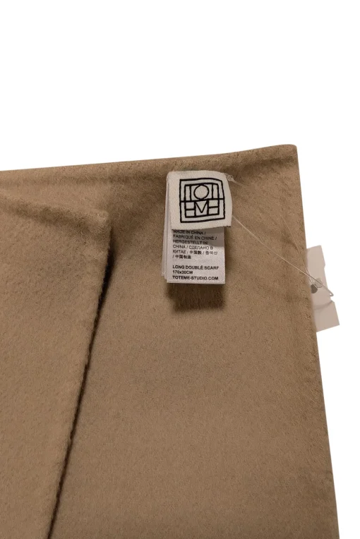 Toteme - Beige Wool & Cashmere Blend Scarf