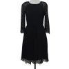 Trina Turk - Black Lace Fit & Flare Dress Sz 2