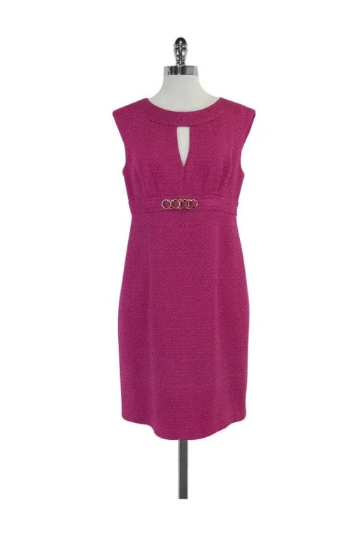 Trina Turk - Fuchsia Woven Sleeveless Dress Sz 10