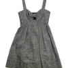 Trina Turk - Grey Linen Blend Sleeveless Dress Sz 0