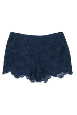 Trina Turk - Navy Blue Lace Shorts Sz 10