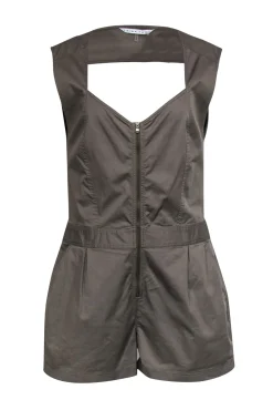 Trina Turk - Olive Green Utilitarian Romper Sz 12