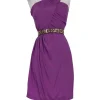 Trina Turk - One Shoulder Purple Silk Dress Sz 2