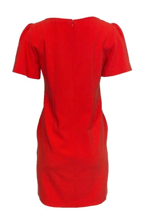 Trina Turk - Orange Short Sleeve Shift Dress Sz 12