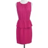 Trina Turk - Pink Peplum Sleeveless Dress Sz 4