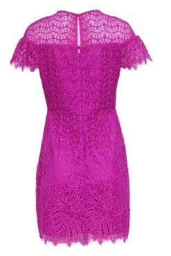 Trina Turk - Purple Lace Cap Sleeve Dress Sz 6