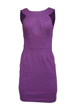 Trina Turk - Purple Sleeveless Sheath Dress Sz 4