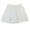 Trina Turk - White Brocade Texture Pleated Skirt Sz 4