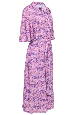 Tuckernuck - Pink & Purple Floral Maxi Dress Sz XXL