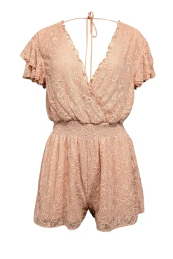 Tularosa - Blush Pink Lace Romper Sz XXS