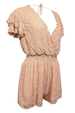Tularosa - Blush Pink Lace Romper Sz XXS