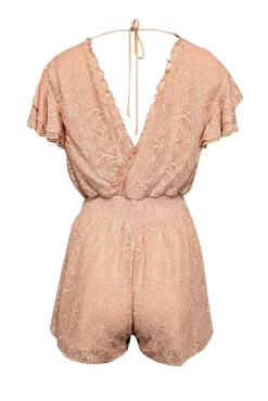 Tularosa - Blush Pink Lace Romper Sz XXS