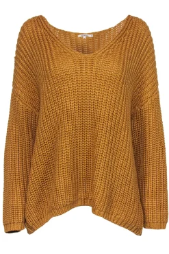 Tularosa - Mustard Chunky Knit Oversized Sweater Sz S