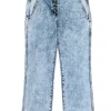 Ulla Johnson - Light Acid Wash Button Fly High-Waist Straight Leg “Ellis” Jeans Sz 6