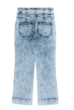 Ulla Johnson - Light Acid Wash Button Fly High-Waist Straight Leg “Ellis” Jeans Sz 6