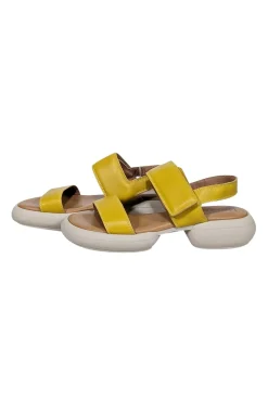 UnLace - Yellow & Cream Strappy Sandals Sz 10
