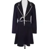 Valentino - Black & White Suit Dress Sz 10