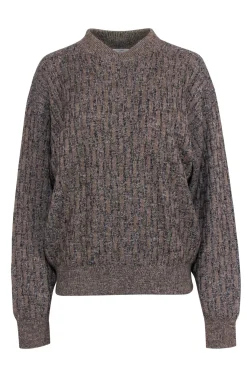 Valentino - Brown Wool Basket Weave Sweater Sz M