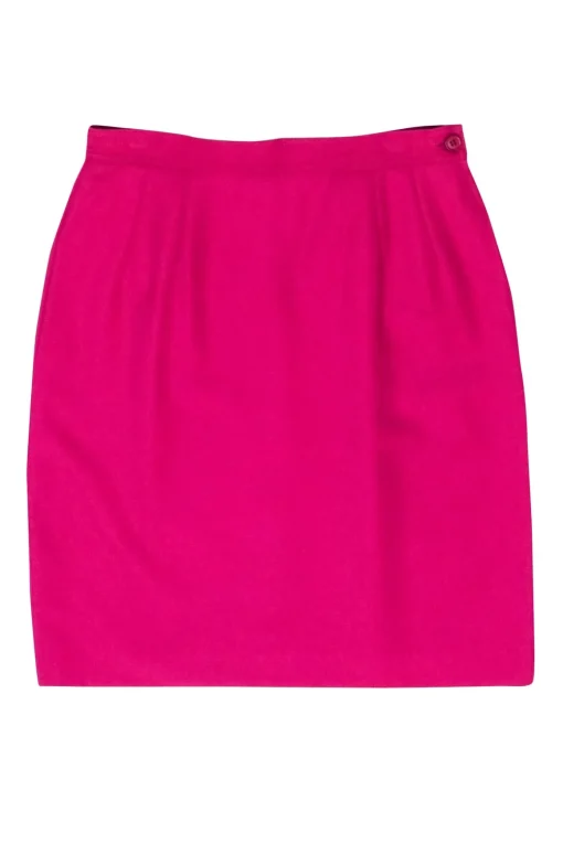 Valentino - Deep Pink Pencil Skirt Sz 8