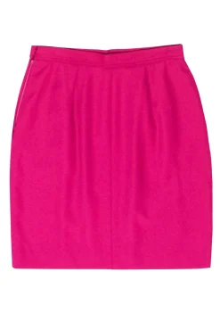 Valentino - Deep Pink Pencil Skirt Sz 8