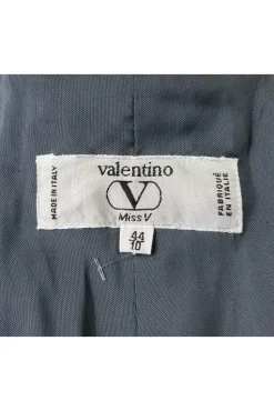Valentino - Grey Printed Blazer Sz 10
