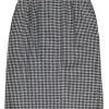 Valentino - Navy & White Houndstooth Skirt Sz 8