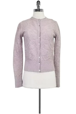 Valentino - Periwinkle Button-Up Cardigan Sz 4