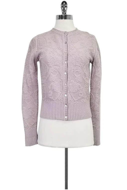 Valentino - Periwinkle Button-Up Cardigan Sz 4