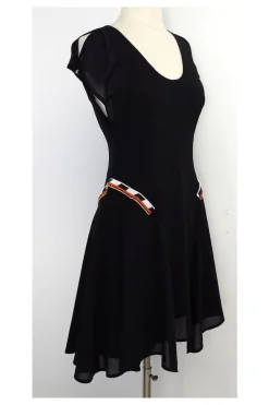 Vena Cava - Black Beaded Short Sleeve Dress Sz XS