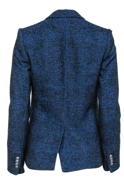 Veronica Beard - Blue & Black Single Button Blazer Sz 2