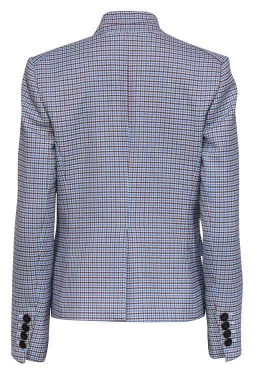Veronica Beard - Blue, White, & Tan Houndstooth Blazer Sz 6
