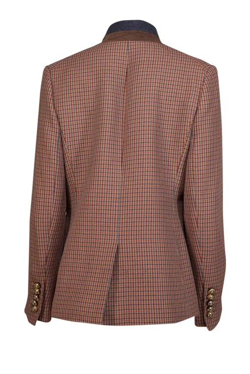 Veronica Beard - Brown & Multi Color Houndstooth Blazer Sz 8