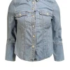 Veronica Beard - Light Wash Denim Flared Sleeve Shirt Sz XS