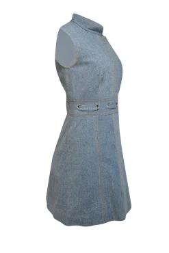 Veronica Beard - Medium Wash Blue Denim Makeba Dress Sz 4