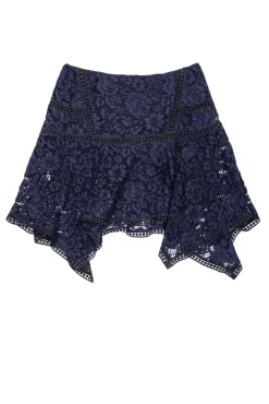 Veronica Beard - Navy Blue Lace Skirt Sz 0