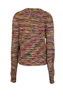 Veronica Beard - Pink Multicolor Wool Blend Cardigan Sz XL