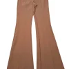 Veronica Beard - Tan High Rise Flared Pants Sz 4