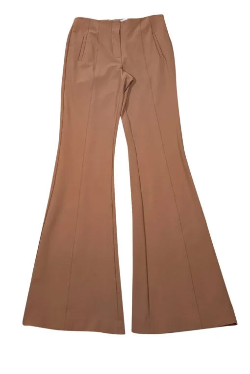 Veronica Beard - Tan High Rise Flared Pants Sz 4