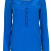 Veronica Beard - Teal Blue Long Sleeve Silk Blouse Sz 2