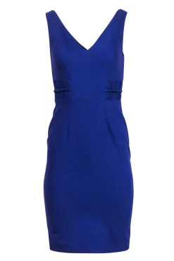 Versace - Purple Sleeveless Sheath Dress w/ Banded Waist Detail Sz 2