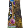 Versace - Tan & Black Leopard Print w/ Logo Print Detail Sz 4