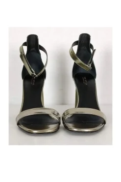 Via Spiga - Silver Ankle Strap Sandals Sz 6