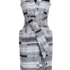 Victoria Beckham - Black, Grey, & Beige Vest Style Dress Sz 8