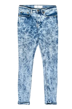 Victoria Beckham - Blue Acid Wash Skinny Jeans Sz 26